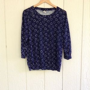 J Crew long sleeve top size L, #46
